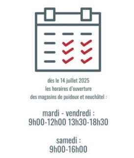 Après 10 ans de service le lundi après-midi, Plongée.ch adapte ses horaires !

À partir du 14 juillet, notre magasin sera désormais fermé le lundi et ouvrira ses portes dès le mardi matin. Cette nouvelle organisation est mise en place afin de mieux vous servir tout au long de la semaine 😊.

🕘 Nouveaux horaires :
📅 Mardi à vendredi : 9h00 – 12h00 / 13h30 – 18h30
📅 Samedi : 9h00 – 16h00 (sans interruption)

Merci de votre fidélité et à très bientôt chez Plongée.ch ! 🌊🤿