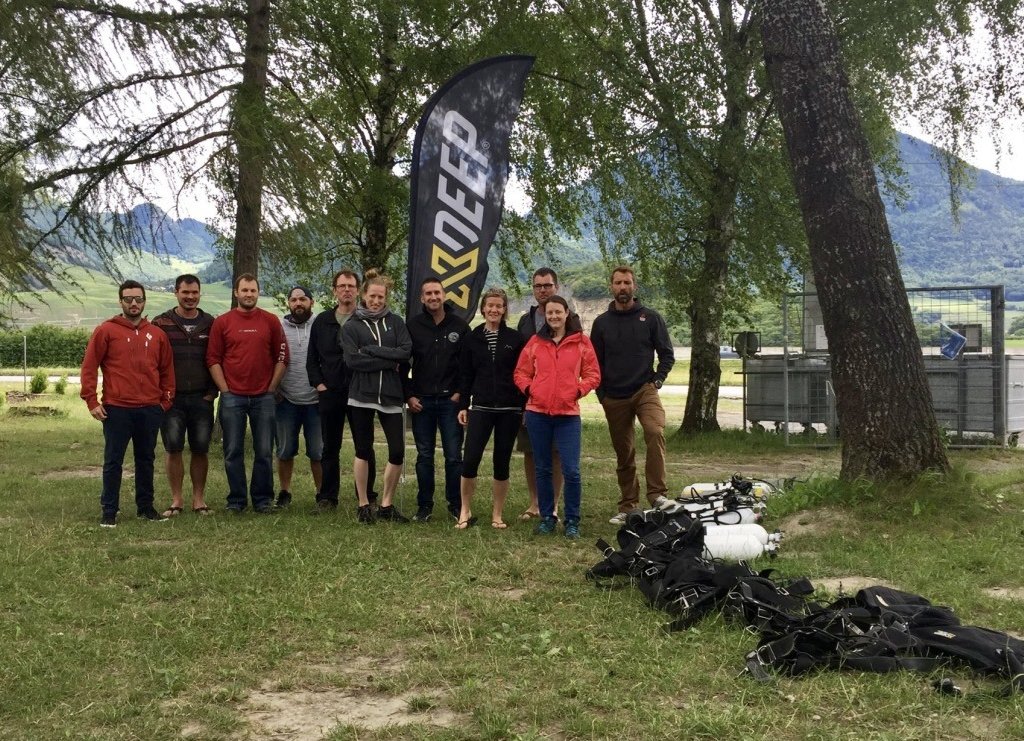Photo Du Groupe Lor De La Journée Sidemount Xdeep Sidemount De L'école Plongee.ch