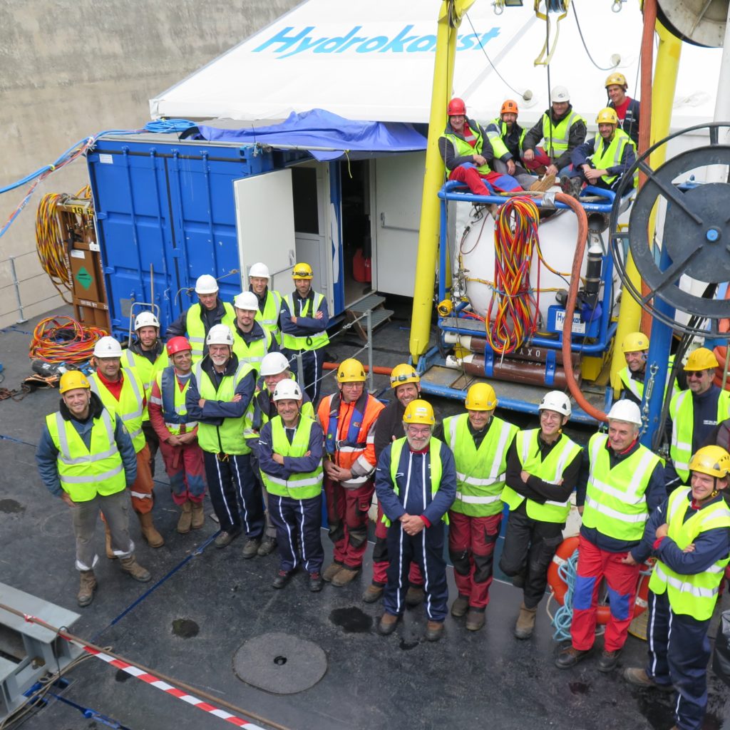Chantier Sur Le Barrage Des Grisons De Punt Dal Gall
