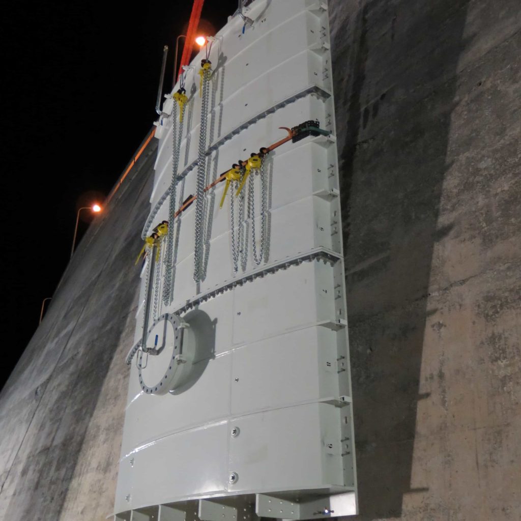 Chantier Sur Le Barrage Des Grisons De Punt Dal Gall