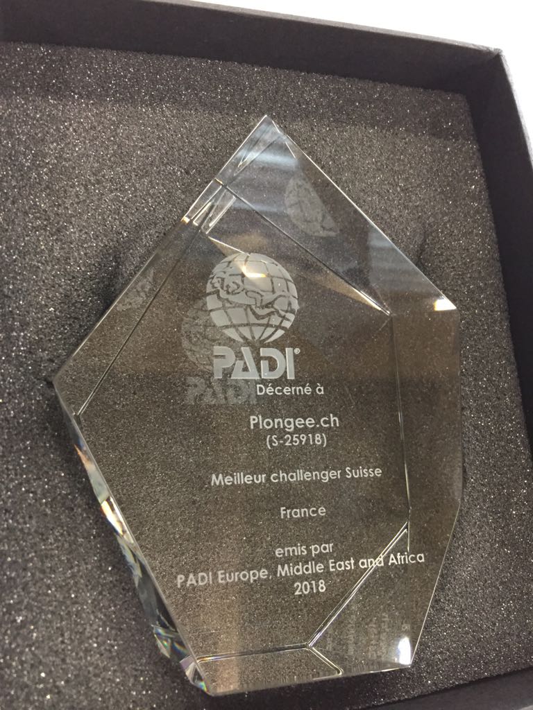 PADI challenger award