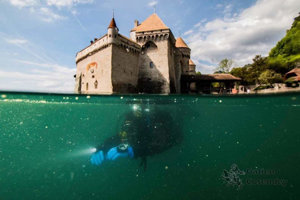 Plongée château de Chillon Gatien Cosendey