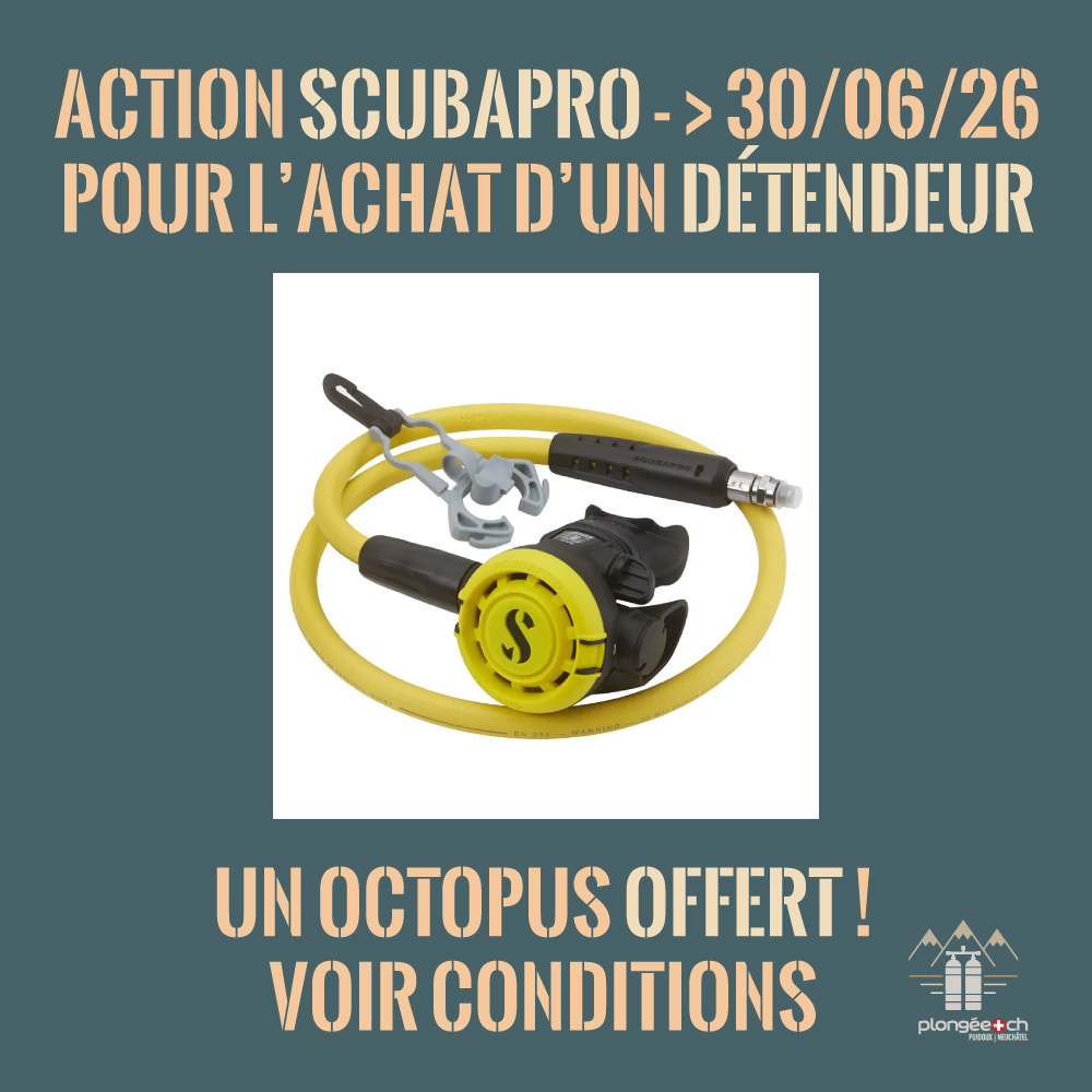 Scubapro action octopus offert