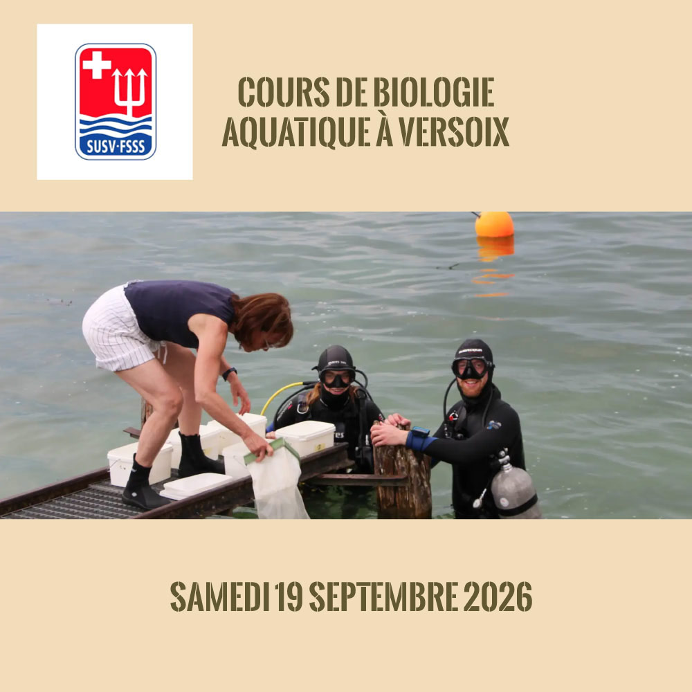 BIOLOGIE AQUATIQUE À VERSOIX - SAMEDI 19 SEPTEMBRE 2026 - JOURNÉE DE SÉMINAIRE ORGANISÉE PAR LA FSSS