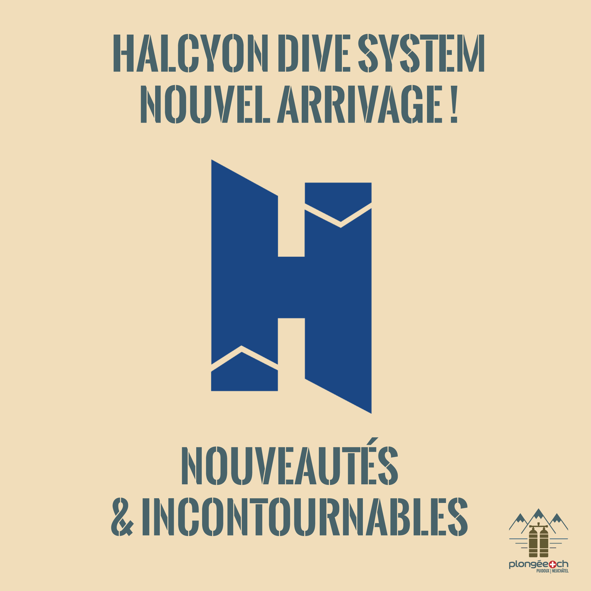 Arrivage de matériel Halcyon Dive systems chez Plongée.ch
